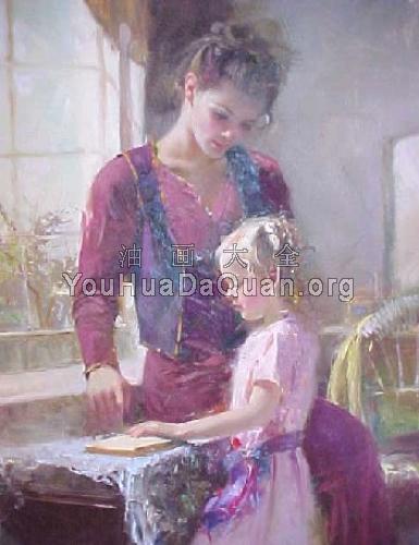 Pino Daeni painting - 皮诺·丹尼尔